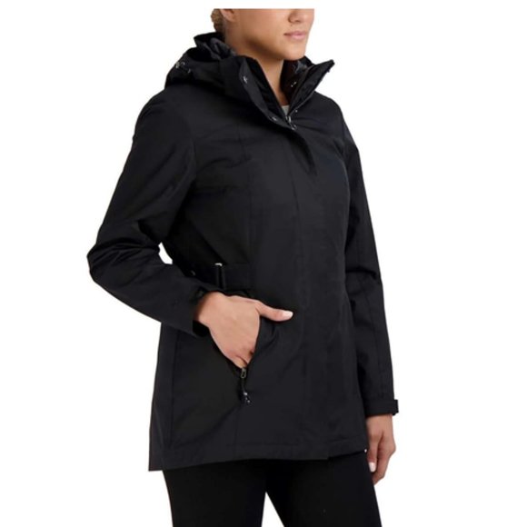 Gerry Women’s 3 in 1 Systems Vest-Jacket Coat Black NEW - Picture 2 of 7